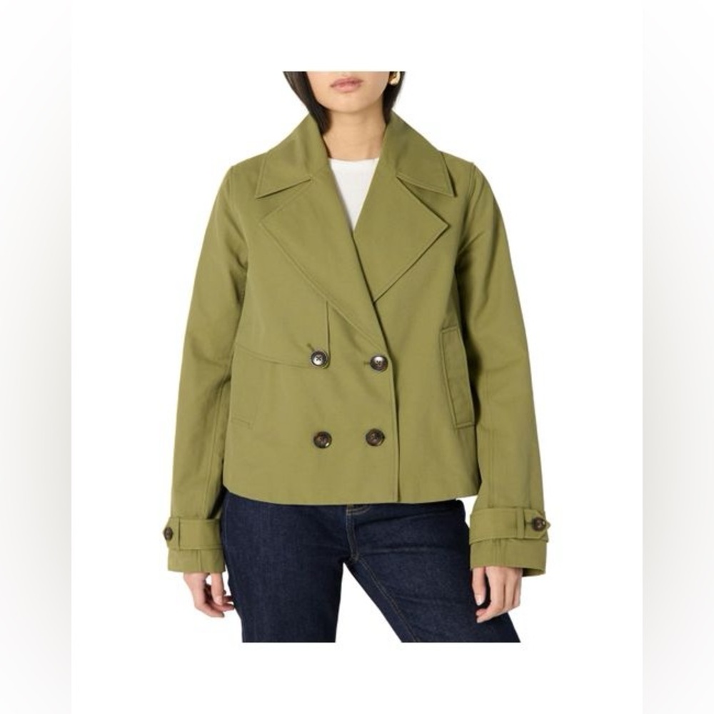 The Drop Womens Mara Cropped Trench.  Size XXL.  New with tag.